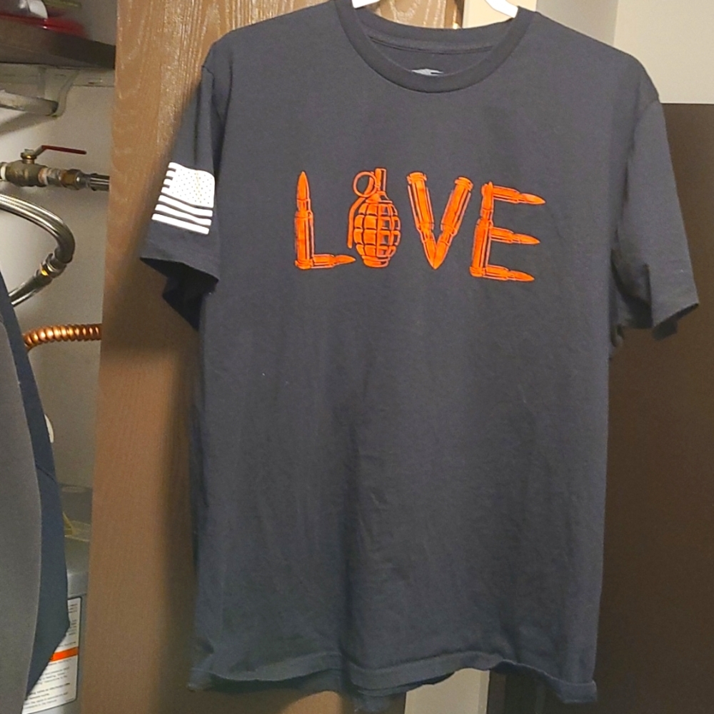 Tactical Pro Supply bullet love t-shirt
